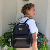 Itzy Ritzy - Black Itzy Mini Diaper Bag Backpack