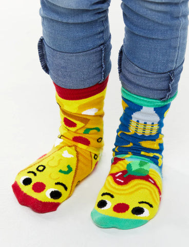 Pals Socks - Pizza and Pasta 4-6 years