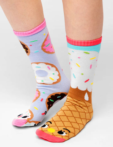 Pals Socks - Donut and Ice Cream