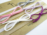 Baby Wisp Headband 5 pack Ultra Skinny Faux Suede Bows Gift Set
