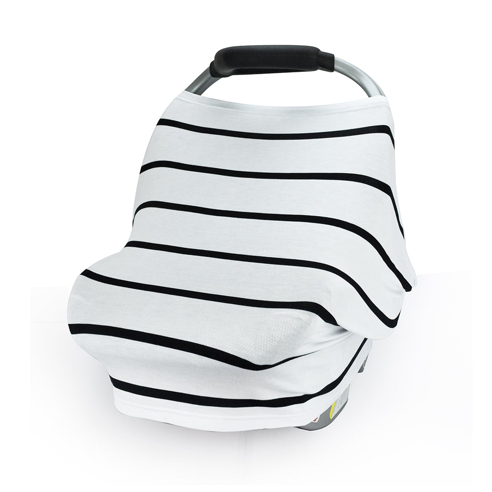 Carseat canopy shop black and white