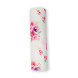 Lulujo Swaddle Blanket Bamboo Cotton - Posies