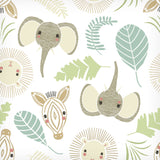 Lulujo Swaddle Blanket Muslin Cotton - Jungle