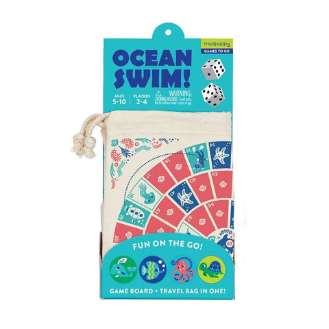Mudpuppy Oceans Swim! Travel Game