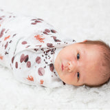 Lulujo Swaddle Blanket Bamboo Cotton - Eucalyptus