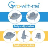 Jan and Jul by Twinklebelle Grow with Me Hat Grey