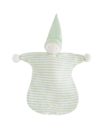 Under The Nile Sleeping Lovey Doll Sage Stripe