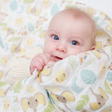Lulujo Swaddle Blanket Muslin Cotton - Jungle