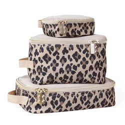 Itzy Ritzy - Leopard Pack like a Boss - Diaper Bag Packing Cubes