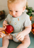 Loulou Lollipop Silicone Bib Printed - Breakfast