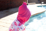 Zoocchini Baby Terry Swim Coverup Flamingo
