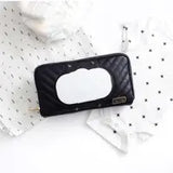 Itzy Ritzy Jetsetter Black Travel Wipes Case