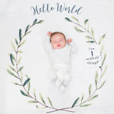 Lulujo Baby’s First Year Hello World Wreath