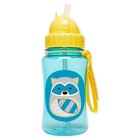 Skip Hop Straw Bottle Raccoon