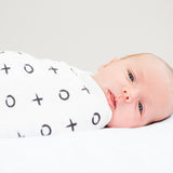 Lulujo Swaddle Blanket Bamboo Cotton - XO