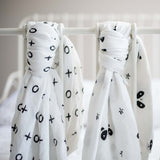 Lulujo Swaddle Blanket Bamboo Cotton - Panda