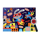 Mudpuppy Superhero 42 Piece Secret Picture Puzzle