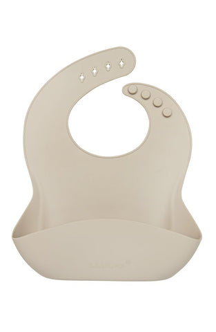 Loulou Lollipop Silicone Bib - Sand