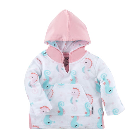 Zoocchini Terry Swim Coverup Seahorse