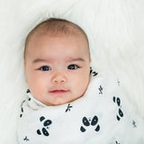 Lulujo Swaddle Blanket Bamboo Cotton - Panda