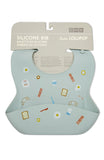 Loulou Lollipop Silicone Bib Printed - Breakfast