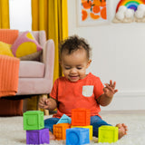 Bright Starts - KaledioCubes - 9 Stack and Squeeze Blocks