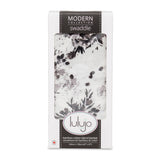 Lulujo Swaddle Blanket Bamboo Cotton - Black Floral