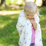 Lulujo Swaddle Blanket Bamboo Cotton - Hummingbird