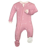 Zippyjamz Galaxy Love - Pink Babysuit Footed