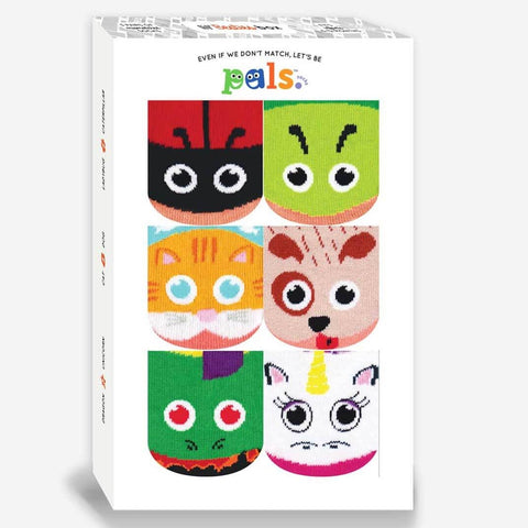Pals Socks Lil Besties Mismatched Boxed Socks 6-12 months
