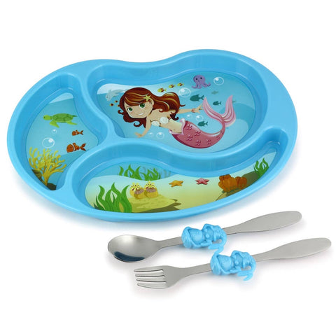 KidsFunwares Me Time Meal Set Mermaid