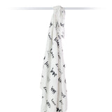 Lulujo Swaddle Blanket Bamboo Cotton - Love