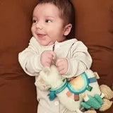 Itzy Ritzy - Link and Love Llama Activity Plush Silicone Teether