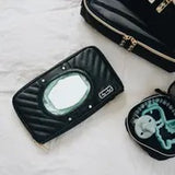 Itzy Ritzy Jetsetter Black Travel Wipes Case