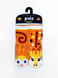 Pals Socks Monkey and Giraffe Mismatched Socks