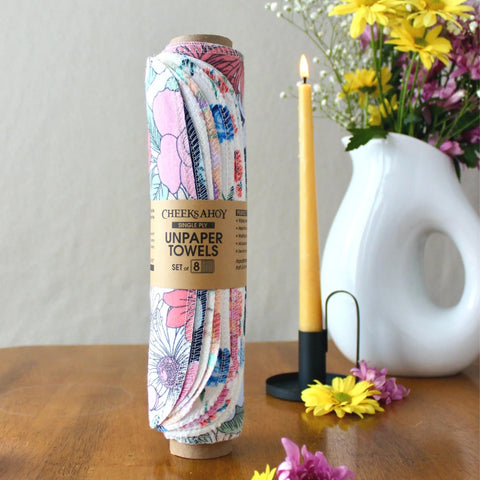 Cheeks Ahoy - Unpaper Towels - Floral