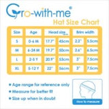 Jan and Jul by Twinklebelle Grow with Me Hat Grey