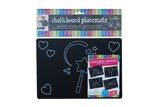 Imagination Starters Chalkboard Unicorn Placemats Set of 4