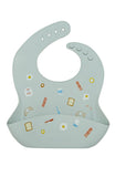 Loulou Lollipop Silicone Bib Printed - Breakfast