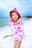Zoocchini Baby Terry Swim Coverup Flamingo