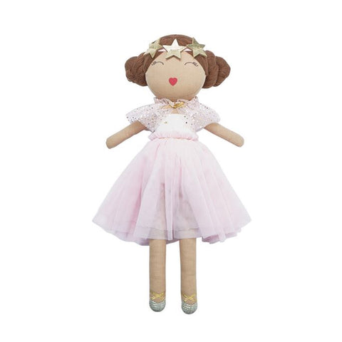 Mudpie Pink Ballerina Doll
