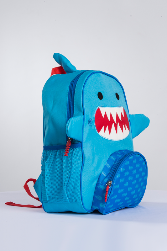 Zoocchini Kids Backpack Sherman the Shark Blue
