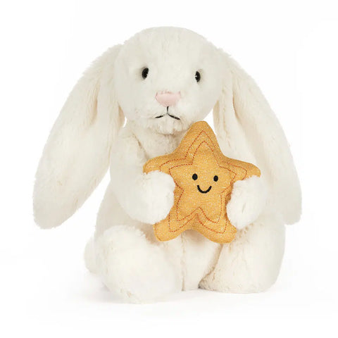 Jellycat - Cream Bunny with Star