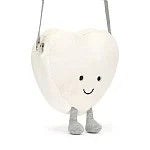 Jellycat Amuseable Cream Heart Bag