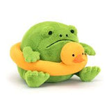 Jellycat - Ricky Rain Frog with Rubber Ring