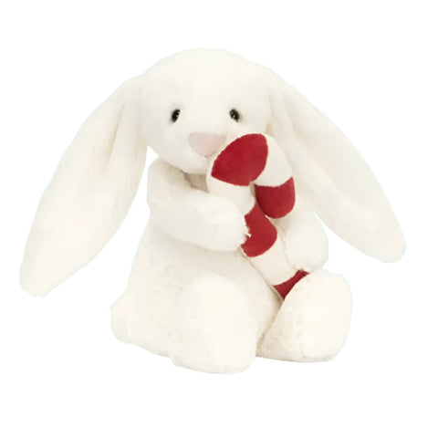 Jellycat - Bashful Bunny With Candy Cane