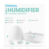 Frida Baby - BreathFrida 3-in-1 Humidifier Diffuser