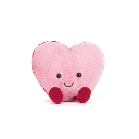 Jellycat - Amuseable Colette Heart Macaron (Pink)