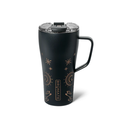 Brumate Toddy 16 Oz Mug Matte Black - Leak Proof Locking Lid, Insulated