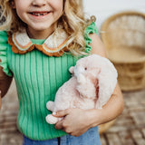Bunnies By the Bay - Tiny Pink 8” Nibble  Bunny - Pink